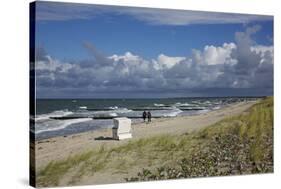 Baltic Beach Close Ahrenshoop-Uwe Steffens-Stretched Canvas