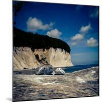 Baltic coast Jasmund National Park with chalk rock-Mandy Stegen-Mounted Photographic Print