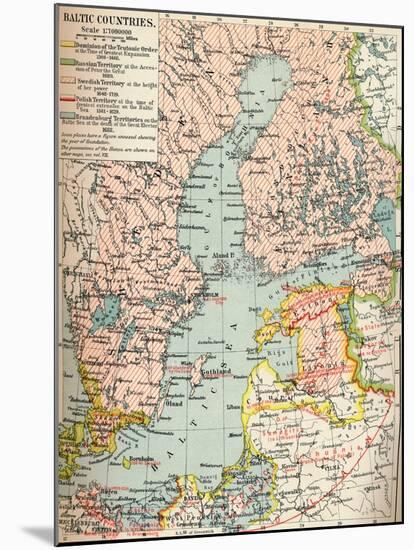 Baltic Countries, c1907, (1907)-null-Mounted Giclee Print