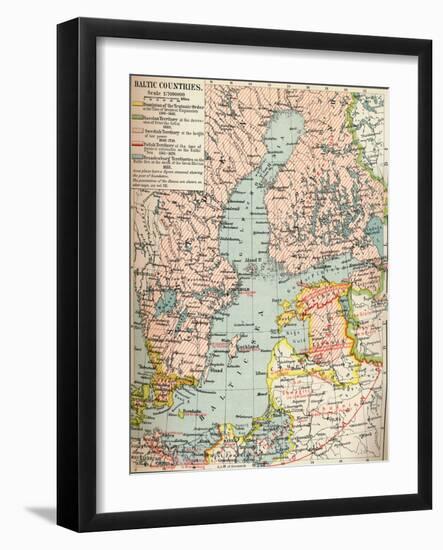 Baltic Countries, c1907, (1907)-null-Framed Giclee Print