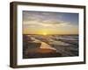 Baltic Sea at sunset, Mikoszewo, Pomeranian Voivodeship, Poland-Karol Kozlowski-Framed Photographic Print