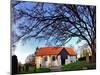 Baltic Sea Island of Hiddensee, Cloister, Village Church and Cemetery Island-Torsten Elger-Mounted Photographic Print