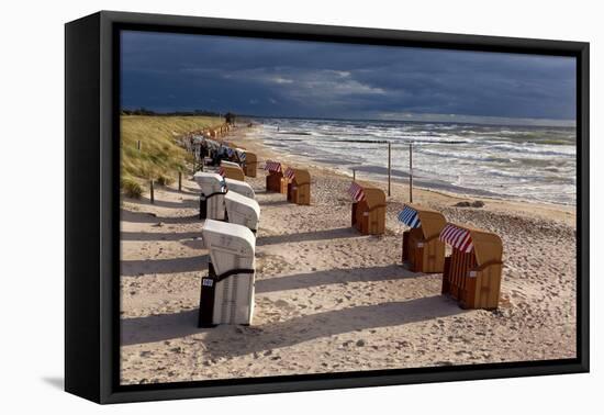 Baltic Sea Spa Wustrow, Beach, Beach Chairs-Catharina Lux-Framed Stretched Canvas