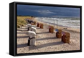 Baltic Sea Spa Wustrow, Beach, Beach Chairs-Catharina Lux-Framed Stretched Canvas