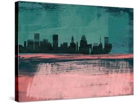 Baltimore Abstract Skyline II-Emma Moore-Stretched Canvas