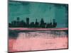 Baltimore Abstract Skyline II-Emma Moore-Mounted Art Print