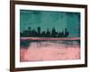 Baltimore Abstract Skyline II-Emma Moore-Framed Art Print