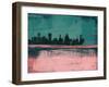 Baltimore Abstract Skyline II-Emma Moore-Framed Art Print