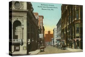 Baltimore Avenue, Kansas City, Missouri-null-Stretched Canvas