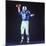 Baltimore Colts Football Player Johnny Unitas in Uniform While Holding Ball in Passing Stance-Yale Joel-Mounted Premium Photographic Print