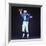 Baltimore Colts Football Player Johnny Unitas in Uniform While Holding Ball in Passing Stance-Yale Joel-Framed Premium Photographic Print