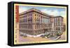Baltimore Courthouse and Battle Monument-null-Framed Stretched Canvas