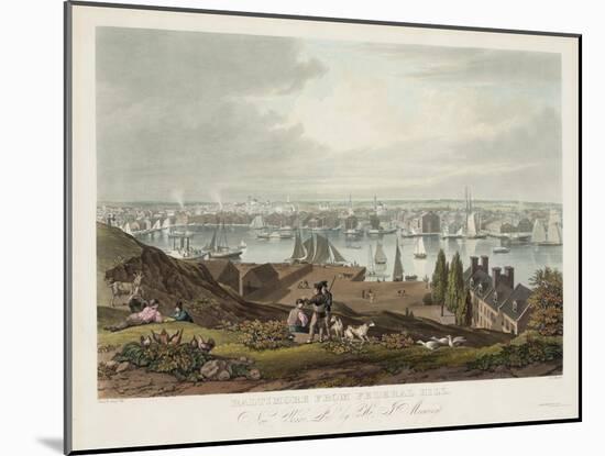 Baltimore from Federal Hill-null-Mounted Giclee Print