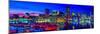 Baltimore Harbor by night, Baltimore, Maryland, USA-null-Mounted Photographic Print