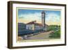 Baltimore, Maryland - Mt. Royal Station, Baltimore and Ohio Railroad View-Lantern Press-Framed Art Print