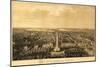Baltimore, Maryland - Panoramic Map-Lantern Press-Mounted Art Print
