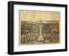 Baltimore, Maryland - Panoramic Map-Lantern Press-Framed Art Print