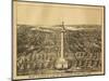 Baltimore, Maryland - Panoramic Map-Lantern Press-Mounted Art Print