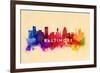 Baltimore, Maryland - Skyline Abstract-Lantern Press-Framed Premium Giclee Print