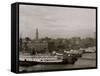 Baltimore, Maryland, Skyline and Waterfront-null-Framed Stretched Canvas