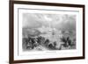 Baltimore, Maryland, View of the City from across Chesapeake Bay-Lantern Press-Framed Premium Giclee Print