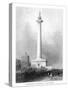 Baltimore, Maryland, View of Washington's Monument-Lantern Press-Stretched Canvas