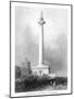 Baltimore, Maryland, View of Washington's Monument-Lantern Press-Mounted Art Print