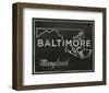 Baltimore, Maryland-John Golden-Framed Art Print