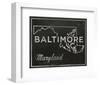 Baltimore, Maryland-John Golden-Framed Art Print