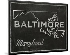 Baltimore, Maryland-John Golden-Mounted Art Print