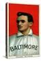 Baltimore, MD, Baltimore Eastern League, Phil Poland, Baseball Card-Lantern Press-Stretched Canvas
