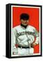 Baltimore, MD, Baltimore Eastern League, Sam Strang, Baseball Card-Lantern Press-Framed Stretched Canvas