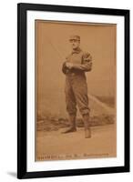Baltimore, MD, Baltimore Orioles, Shindel, Baseball Card-Lantern Press-Framed Art Print