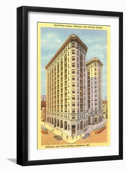 Baltimore & Ohio Building, Baltimore, Maryland-null-Framed Art Print