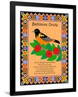 Baltimore Oriole Quilt-Mark Frost-Framed Giclee Print