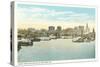 Baltimore Skyline and Waterfront, Baltimore, Maryland-null-Stretched Canvas