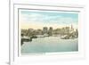 Baltimore Skyline and Waterfront, Baltimore, Maryland-null-Framed Premium Giclee Print