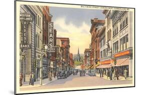 Baltimore Street, Cumberland-null-Mounted Art Print