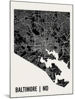 Baltimore-Mr City Printing-Mounted Art Print