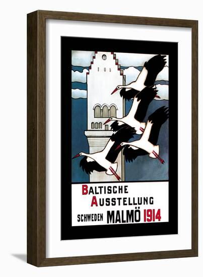 Baltische Ausstellung-E. Norlind-Framed Art Print