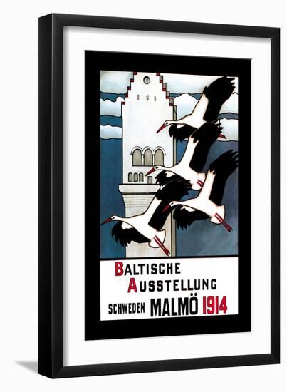 Baltische Ausstellung-E. Norlind-Framed Art Print