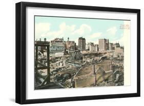 Baltmore after Great Fire-null-Framed Art Print