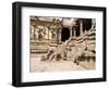 Balustrade, at Darasuram, Tamil Nadu State-Richard Ashworth-Framed Photographic Print