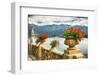 Balustrade With Lake View, Como, Italy-George Oze-Framed Photographic Print