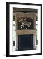 Balustrades and Interior Rooms, Chateau De Suzanne-null-Framed Giclee Print
