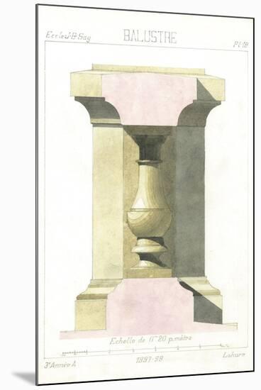 Balustre-Stephanie Monahan-Mounted Giclee Print