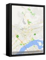 Bamako, Mali Map-null-Framed Stretched Canvas