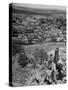 Bamangwato Tribal Chief Seretse Khama with Wife Ruth, Tribal Capital of Bechuanaland-Margaret Bourke-White-Stretched Canvas