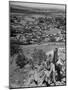 Bamangwato Tribal Chief Seretse Khama with Wife Ruth, Tribal Capital of Bechuanaland-Margaret Bourke-White-Mounted Photographic Print