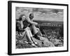 Bamangwato Tribal Chief Seretse Khama with Wife Ruth, Tribal Capital of Bechuanaland-Margaret Bourke-White-Framed Photographic Print